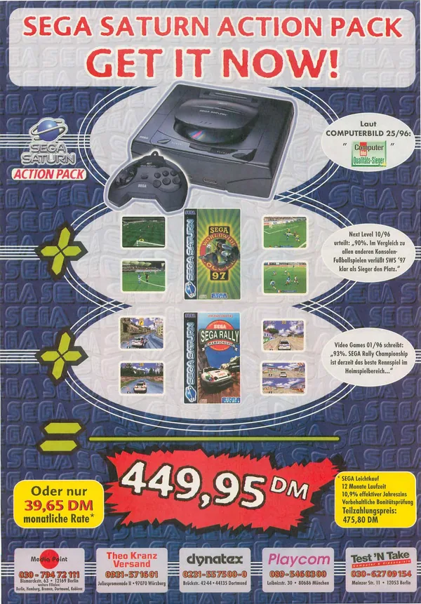 Händleranzeige mit Dynatex, Video Games 04 + 05/1997