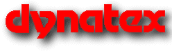 Roter Dynatex-Schriftzug von der früheren Website